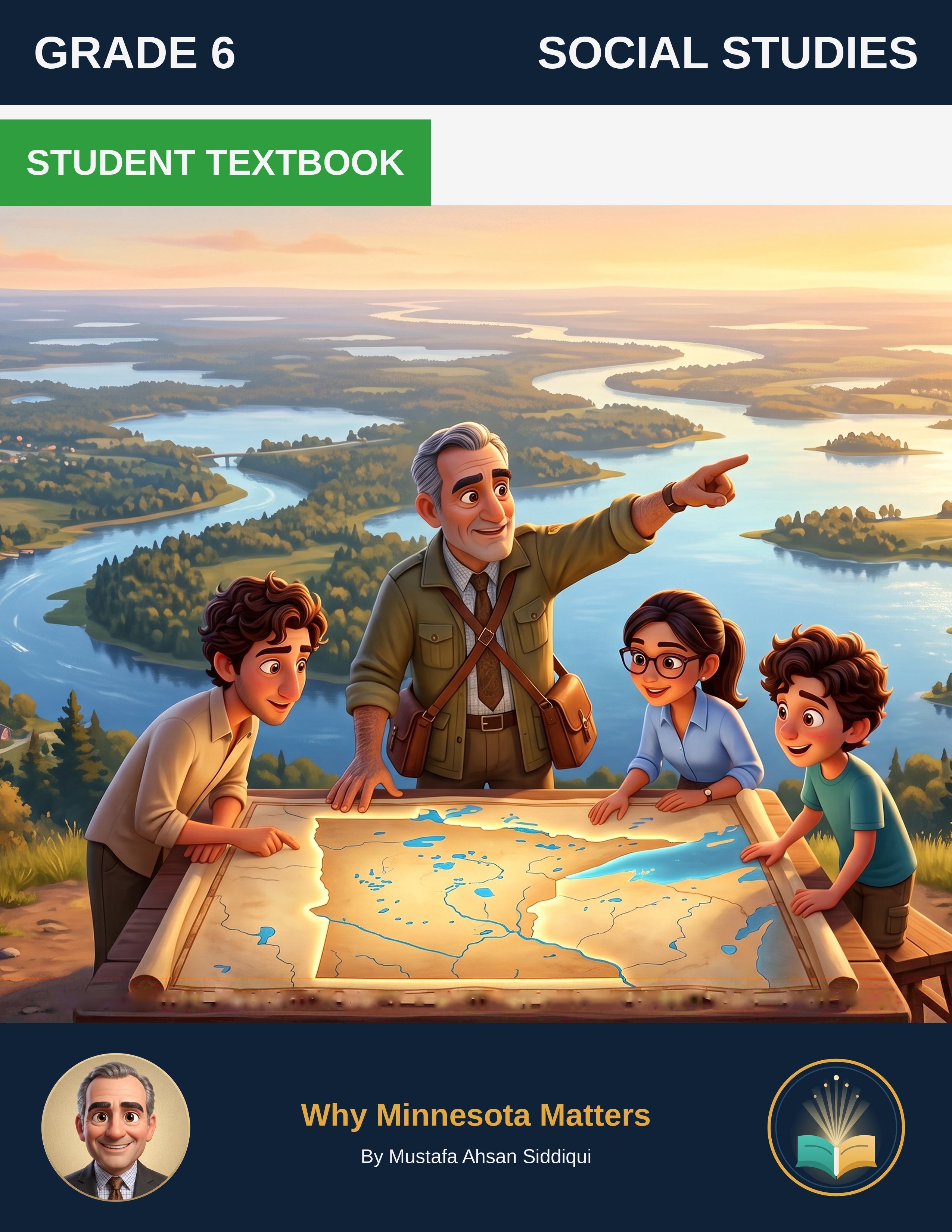 Grade 6 Minnesota Studies Student Book cover