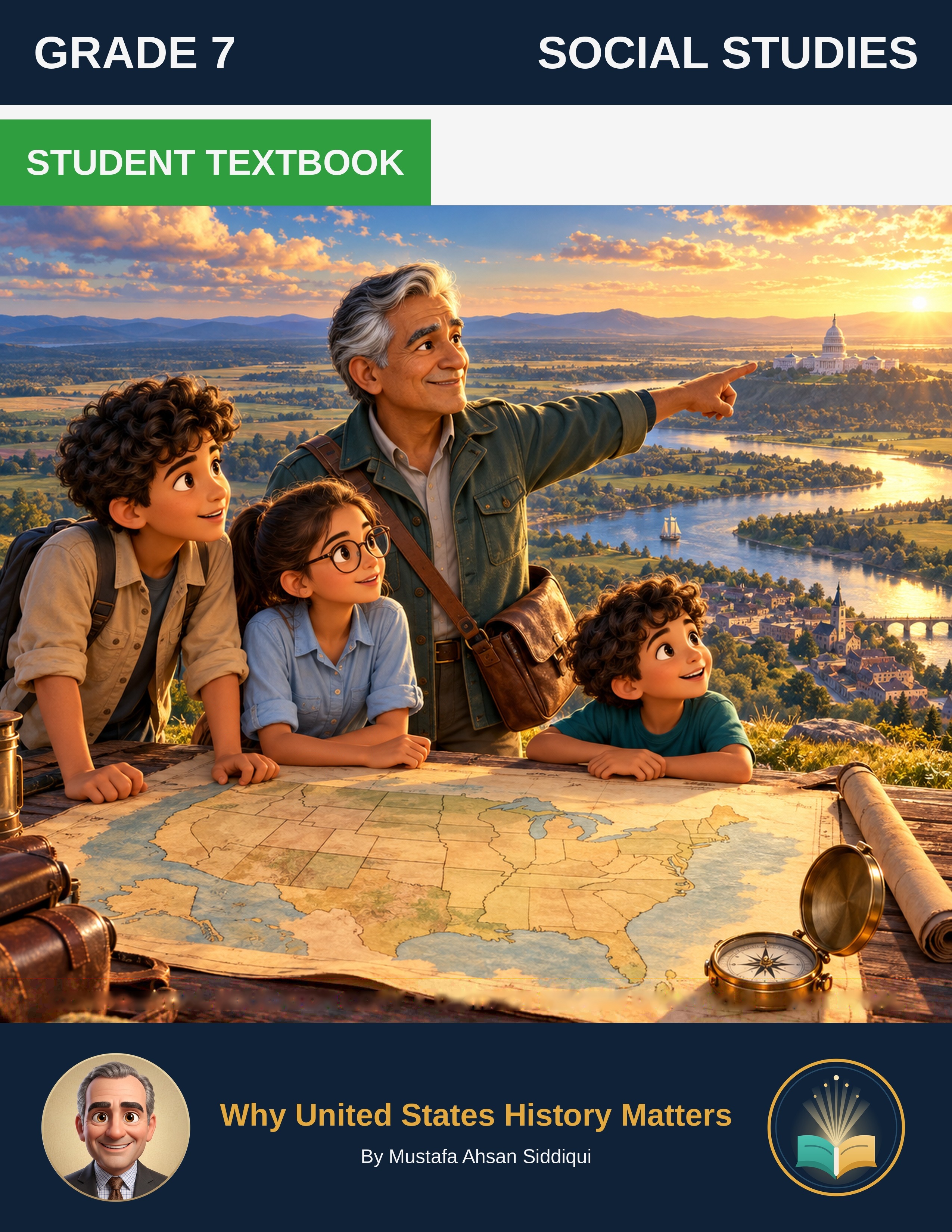 Grade 7 U.S. Studies Student Book cover